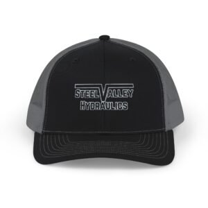 Standard Steel Valley Hydraulics Monochromatic Logo Embroidery - Snapback Trucker Hat